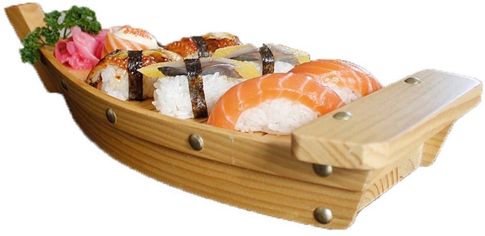 Barco Tray For Restaurant do sushi das duplas camada 24.5*11.5cm