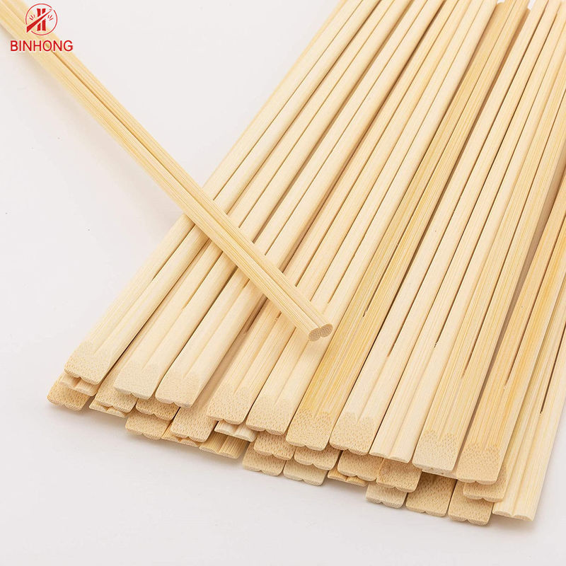 O meio papel envolveu UV processou hashis de bambu descartáveis de 4.8mm