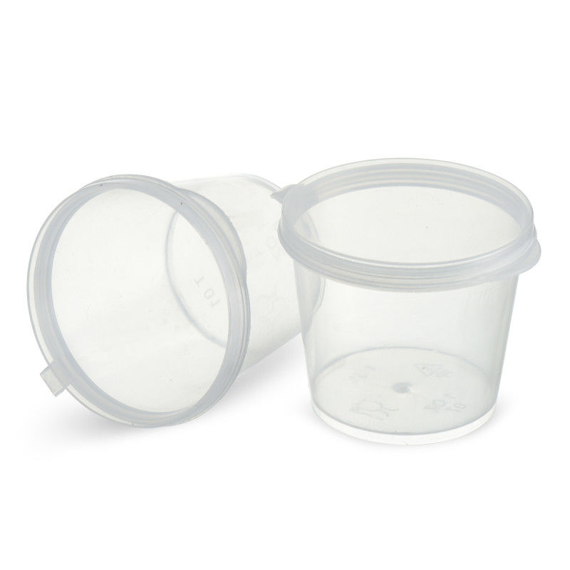Multi copo descartável plástico 2.5g do molho dos PP do produto comestível da finalidade