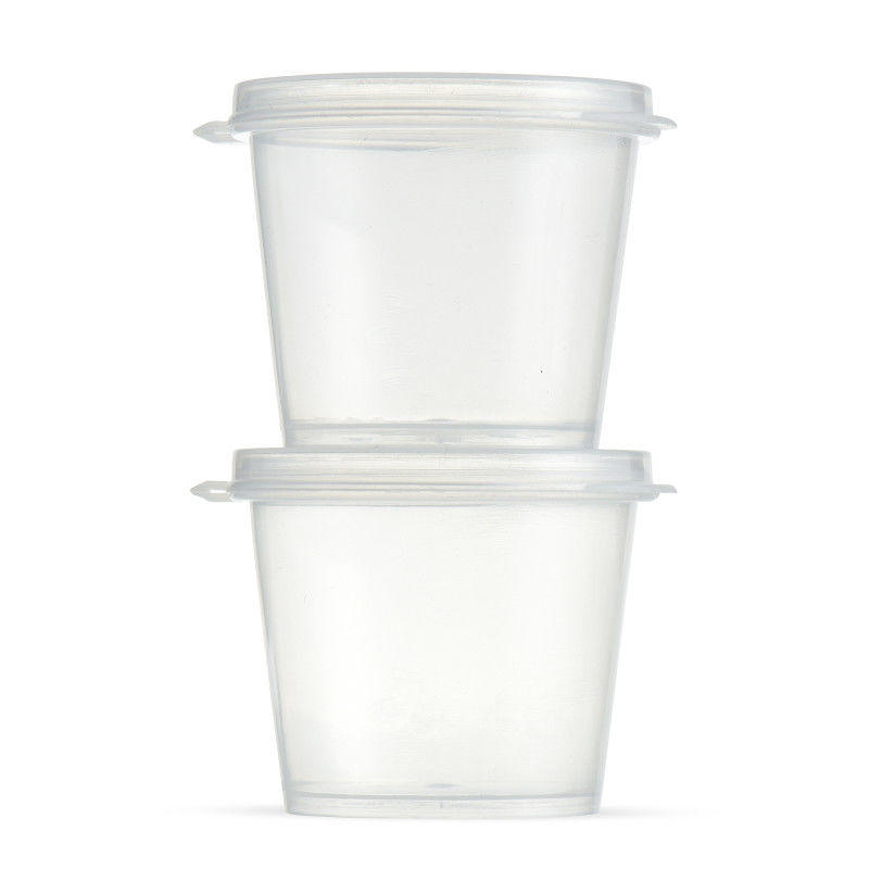 Multi copo descartável plástico 2.5g do molho dos PP do produto comestível da finalidade