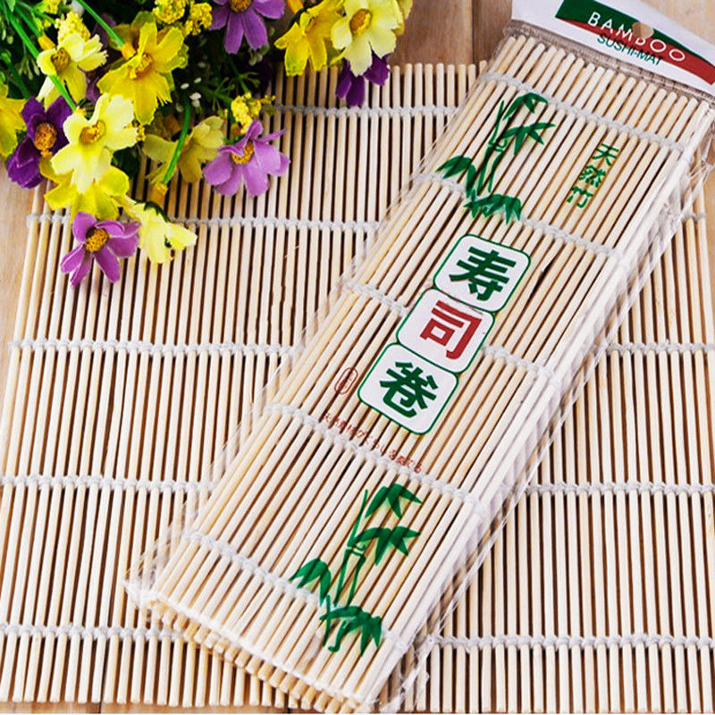 Sushi aguçado dobro de 27cm*27cm que rola Mat For Household