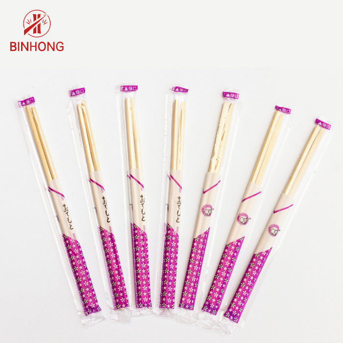Hashis de bambu descartáveis redondos japoneses 18cm Compostable