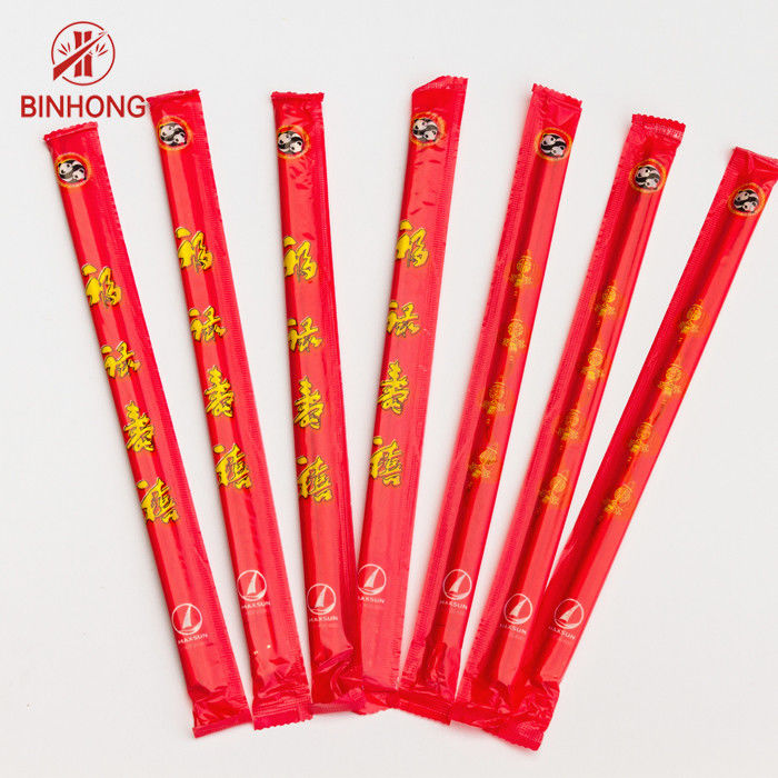 Costume de bambu natural Logo Chopsticks do círculo 5.0mm*20cm