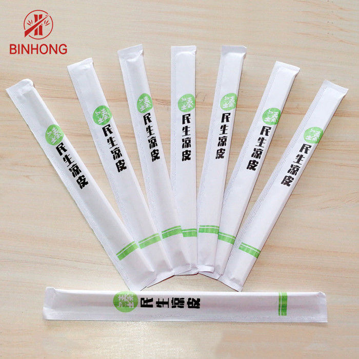 Hashis de bambu descartáveis dos gêmeos naturais para restaurantes, cópia do cliente