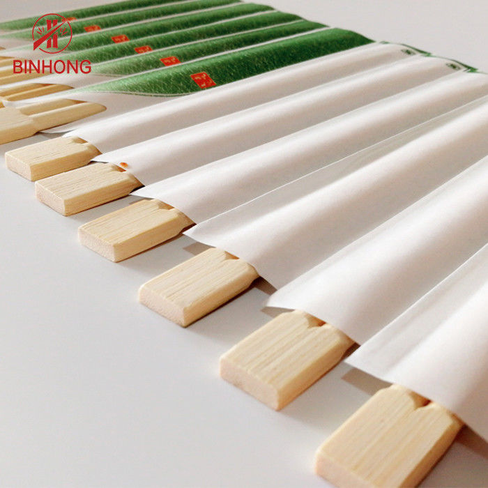Logotipo feito sob encomenda Compostable 18cm dos hashis de bambu redondos descartáveis japoneses