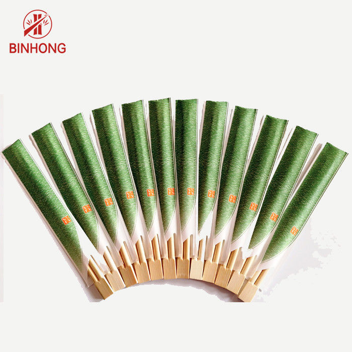 Logotipo feito sob encomenda Compostable 18cm dos hashis de bambu redondos descartáveis japoneses