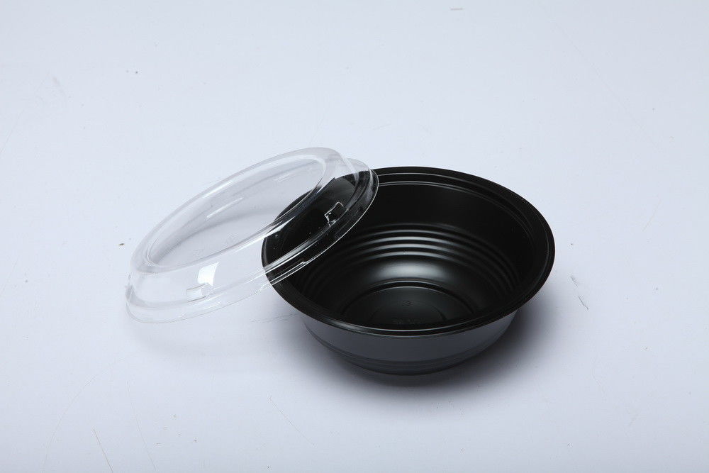 Bacia de arroz descartável Microwavable plástica do empacotamento de alimento dos PP da durabilidade