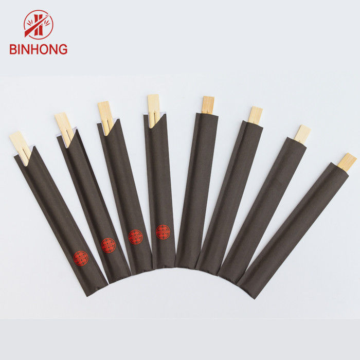 Hashis 21cm de bambu descartáveis do sushi com luva de papel