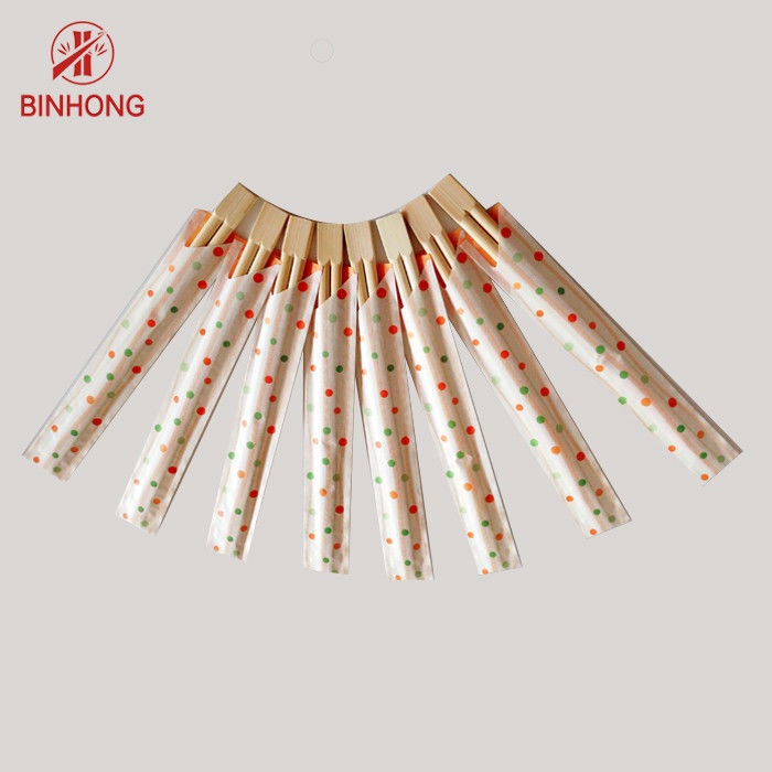 Hashis de bambu descartáveis do comprimento biodegradável Compostable de 23cm