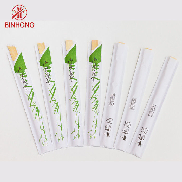 Hashis de bambu japoneses descartáveis sanitários da espessura 4.8mm