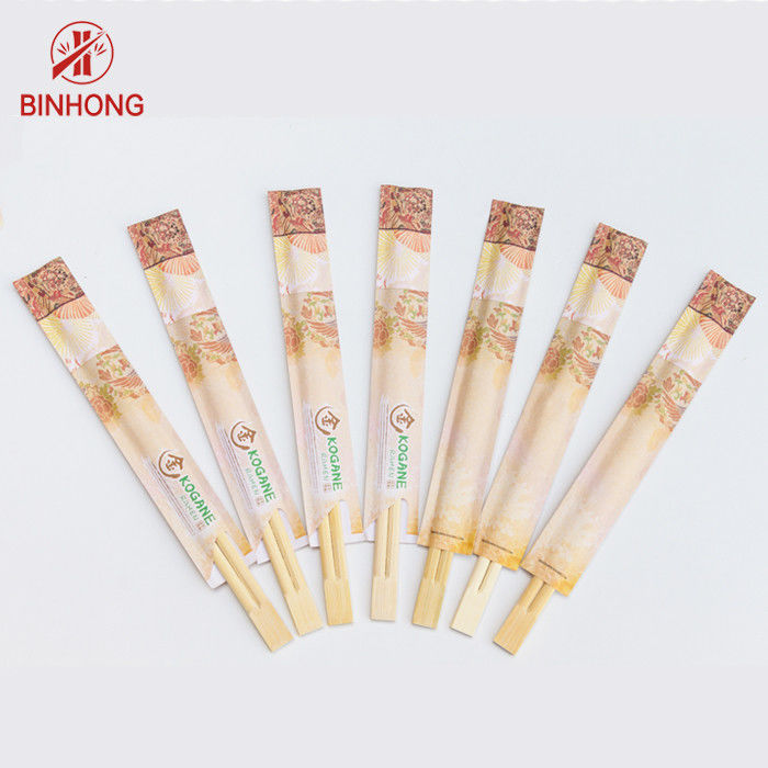 Hashis de bambu descartáveis do comprimento biodegradável Compostable de 23cm