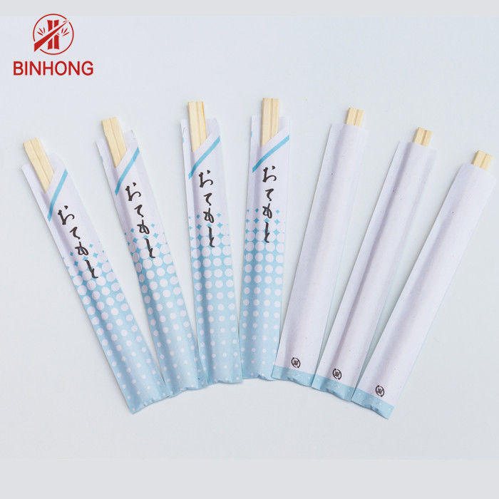 Os hashis de bambu impressos feitos sob encomenda do sushi ajustaram-se personalizado com logotipo