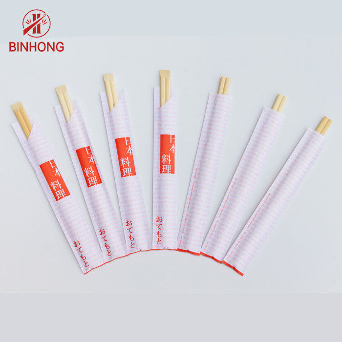 Os hashis de bambu impressos feitos sob encomenda do sushi ajustaram-se personalizado com logotipo