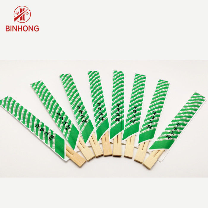 Serviços de mesa personalizados sem corte diário Bamboo de uma só vez, meio papel envolto/papel completo/papel opcional