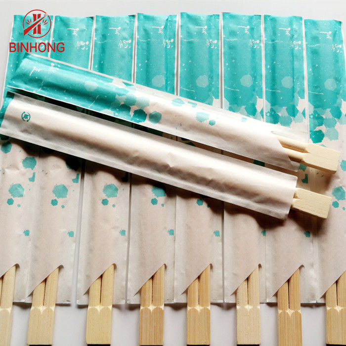Hashis de bambu descartáveis do sushi da espessura 4.5mm