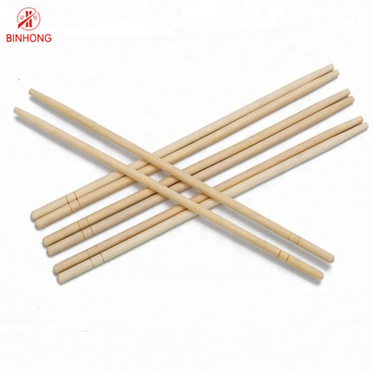Hashis redondos naturais dos hashis de bambu descartáveis do amigo de Eco do chinês 21cm