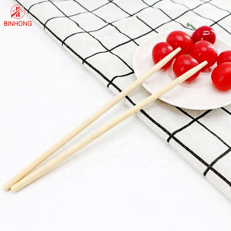 Hashis redondos naturais dos hashis de bambu descartáveis do amigo de Eco do chinês 21cm