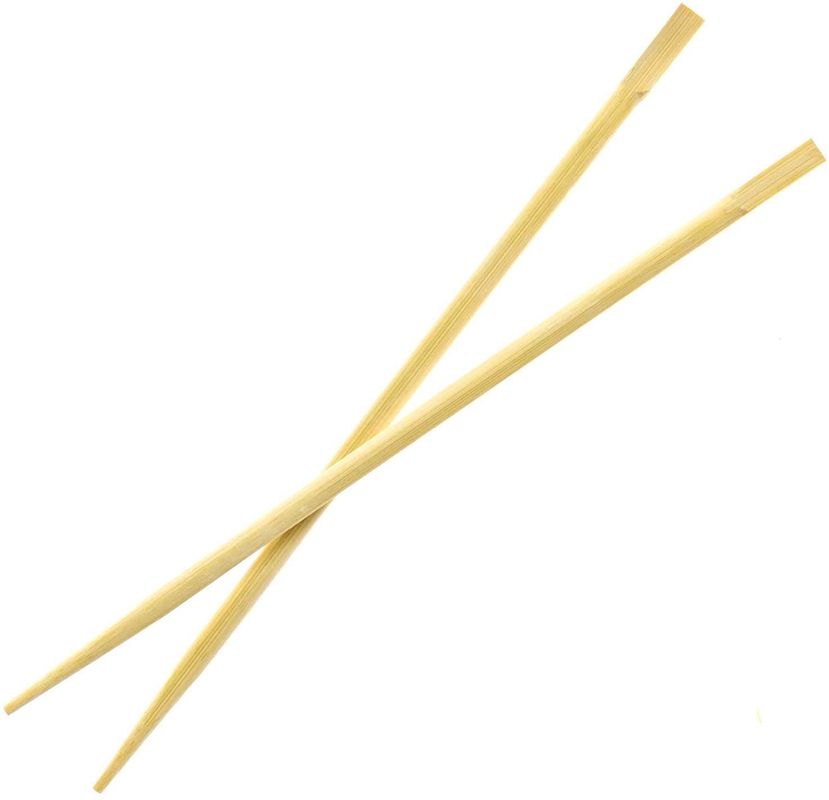 Hashis de bambu descartáveis, a melhor qualidade dos gêmeos de papel completos da embalagem 21cm