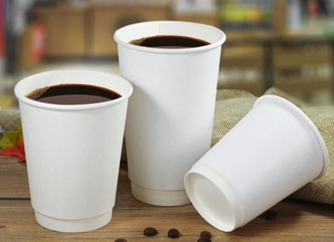 Copo 16oz da bebida do café do papel de embalagem da dupla camada ISO9001 para o café