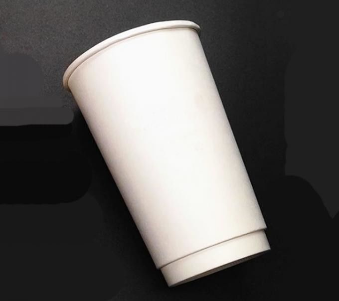 Copo 16oz da bebida do café do papel de embalagem da dupla camada ISO9001 para o café