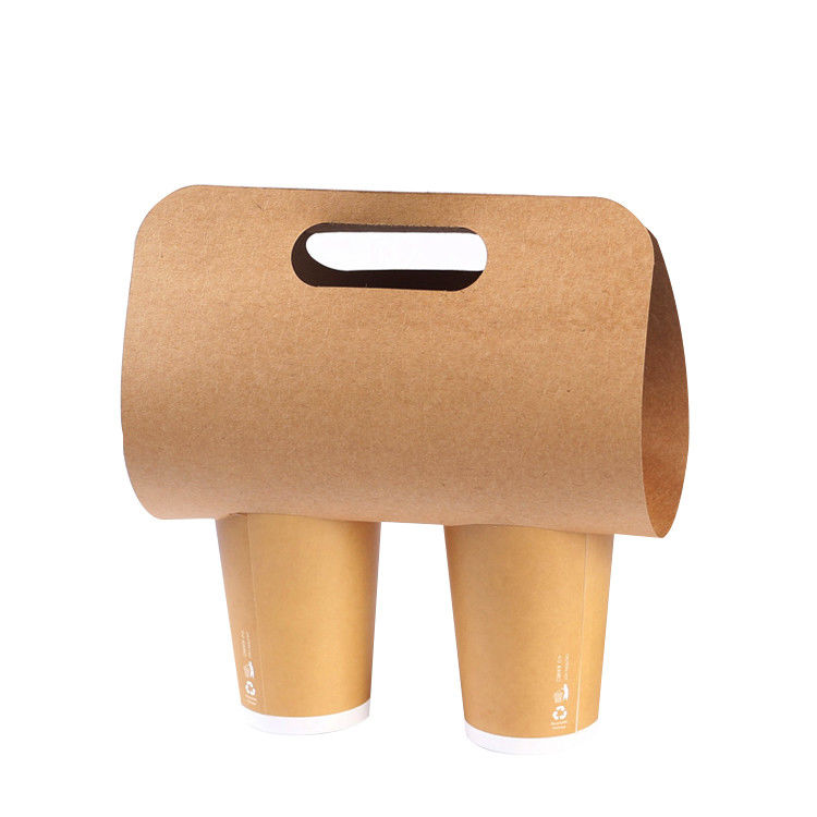 suporte de copos afastado do café do único copo dobro de 350g Kraft
