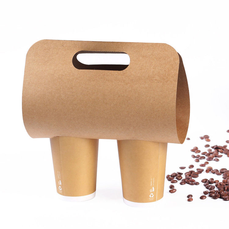 suporte de copos afastado do café do único copo dobro de 350g Kraft