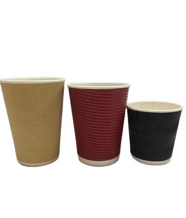 copo de papel descartável do café da ondinha 8oz biodegradável