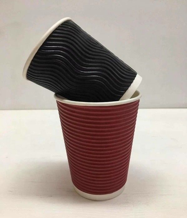 copo de papel descartável do café da ondinha 8oz biodegradável