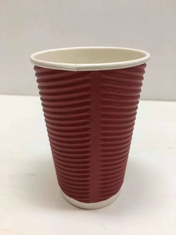 copo de papel descartável do café da ondinha 8oz biodegradável