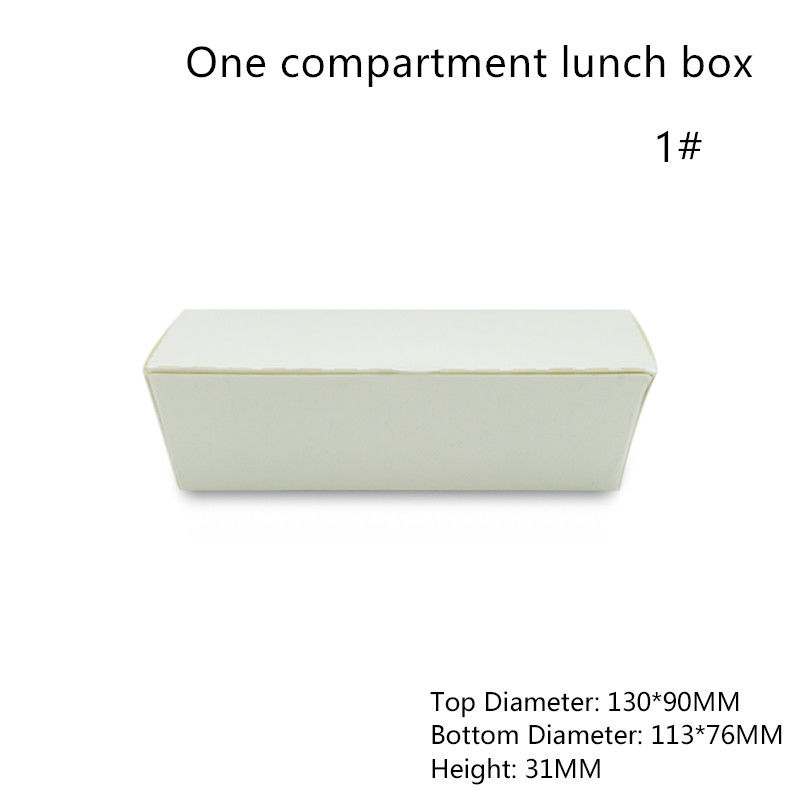 Um compartimento Bento Box Containers descartável Microwavable