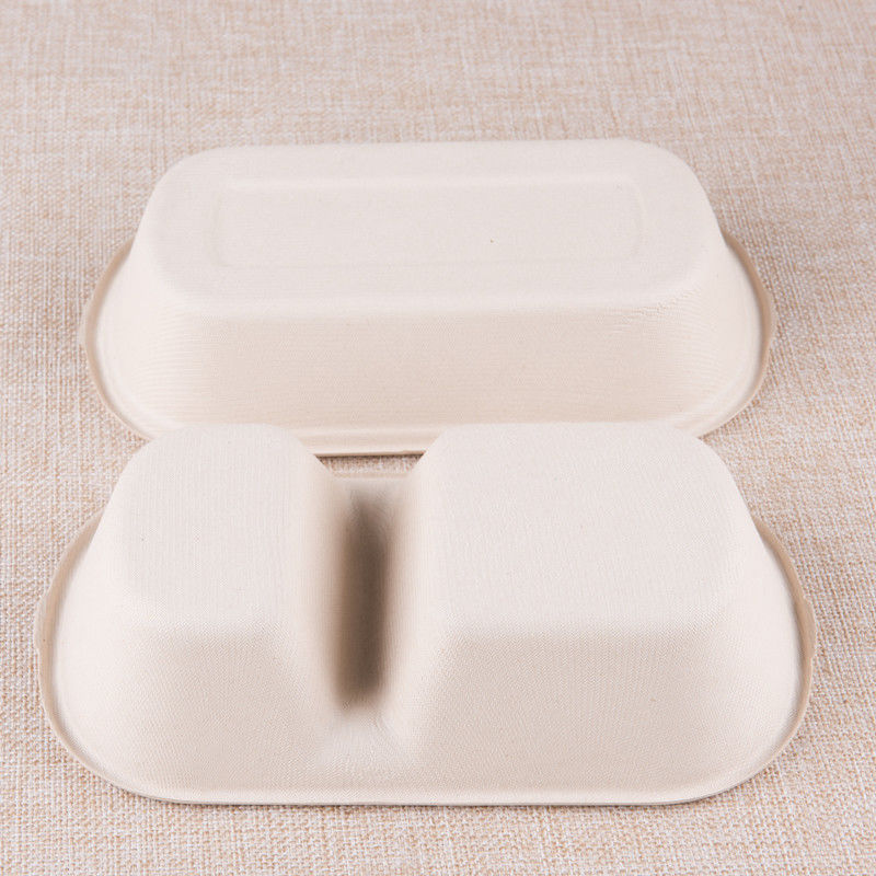 Lancheira de papel descartável 500ml 700ml 850ml 1000ml de 5 compartimentos