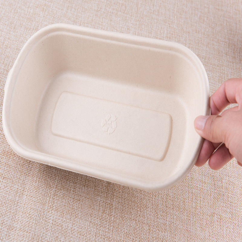 Lancheira de papel descartável 500ml 700ml 850ml 1000ml de 5 compartimentos