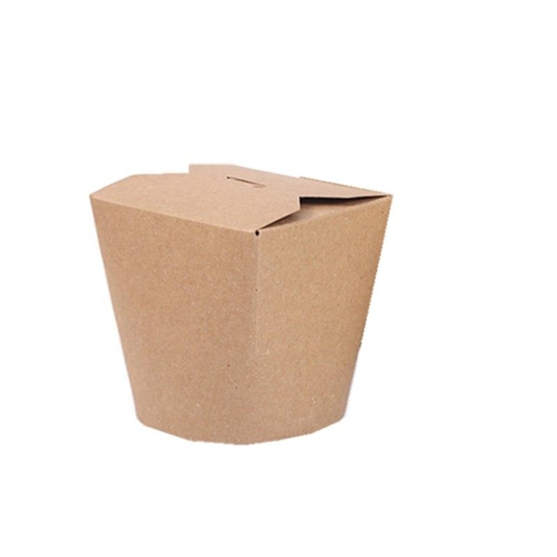 caixa descartável do macarronete de 16oz 26oz 32oz com parte inferior redonda