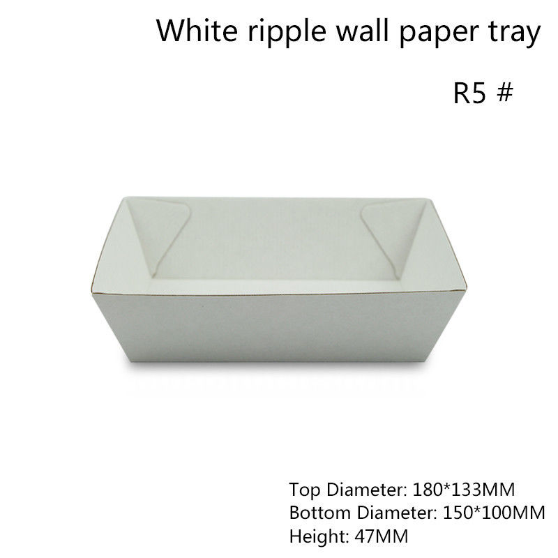 Serviço retangular Tray Height do alimento do Livro Branco 47mm