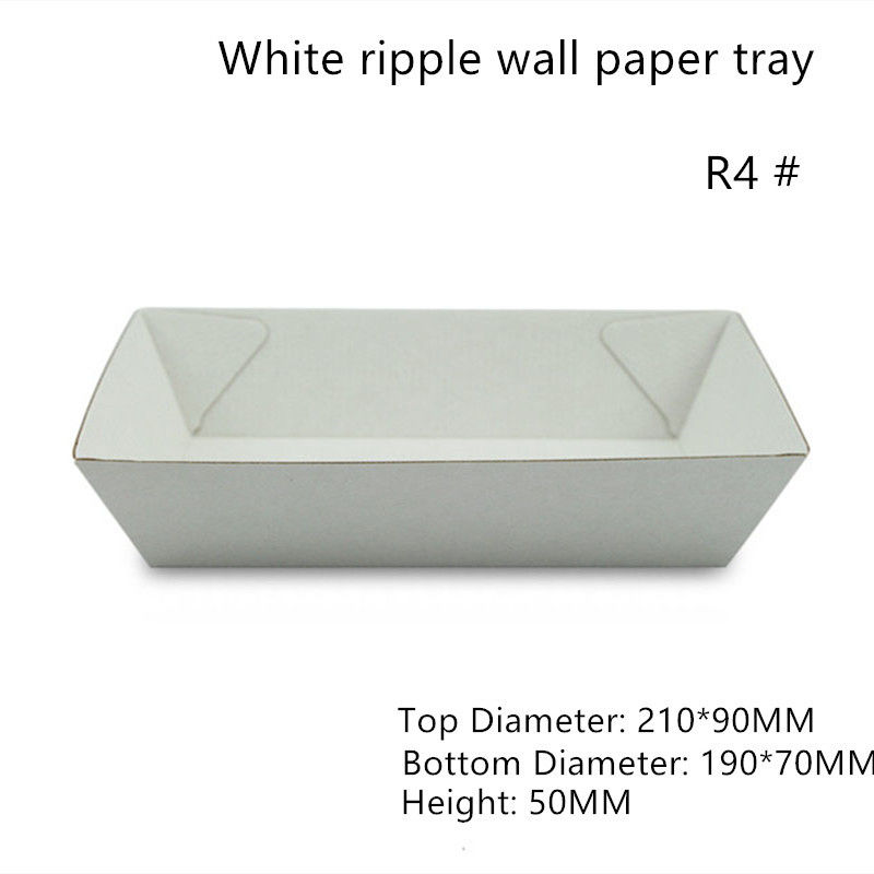 Serviço retangular Tray Height do alimento do Livro Branco 47mm
