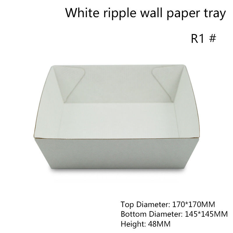 Serviço retangular Tray Height do alimento do Livro Branco 47mm