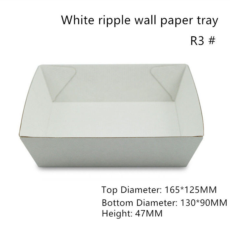 Serviço retangular Tray Height do alimento do Livro Branco 47mm