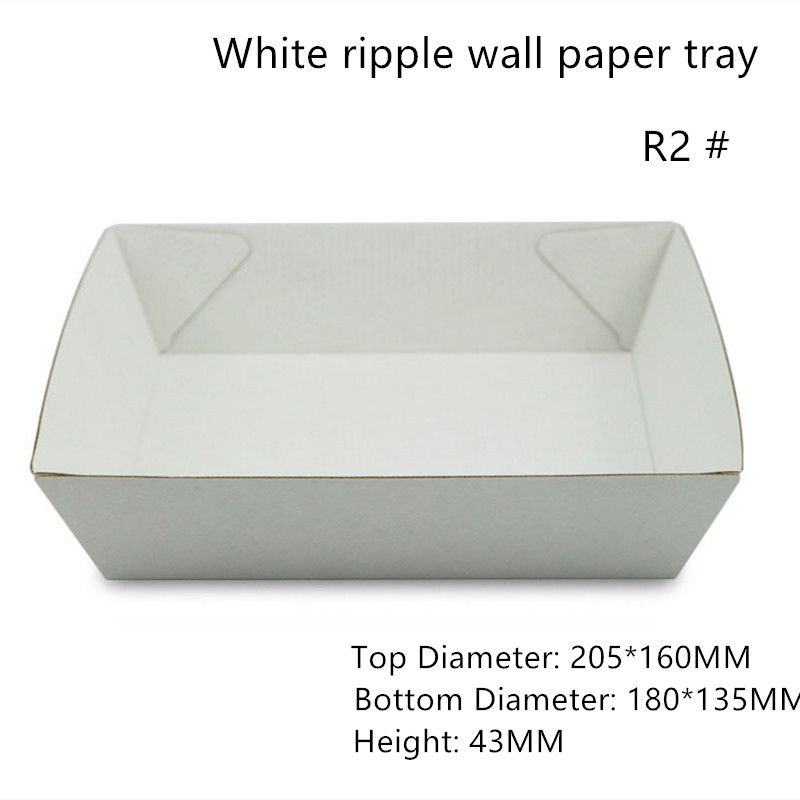 Serviço retangular Tray Height do alimento do Livro Branco 47mm