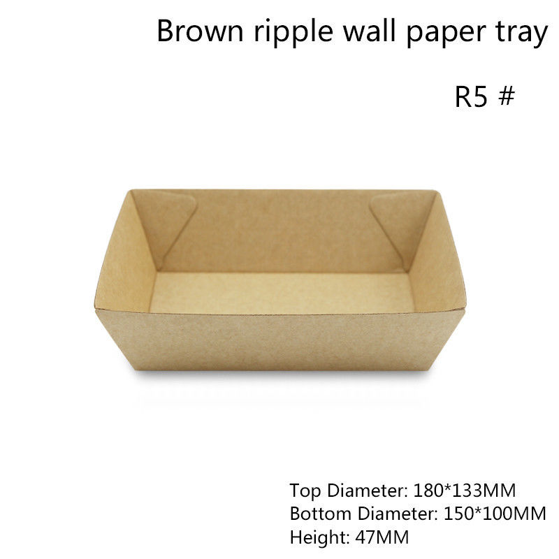 Flexo que imprime a bandeja servindo descartável do papel de prova do escapamento
