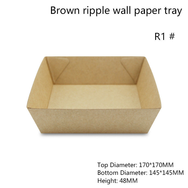 Flexo que imprime a bandeja servindo descartável do papel de prova do escapamento