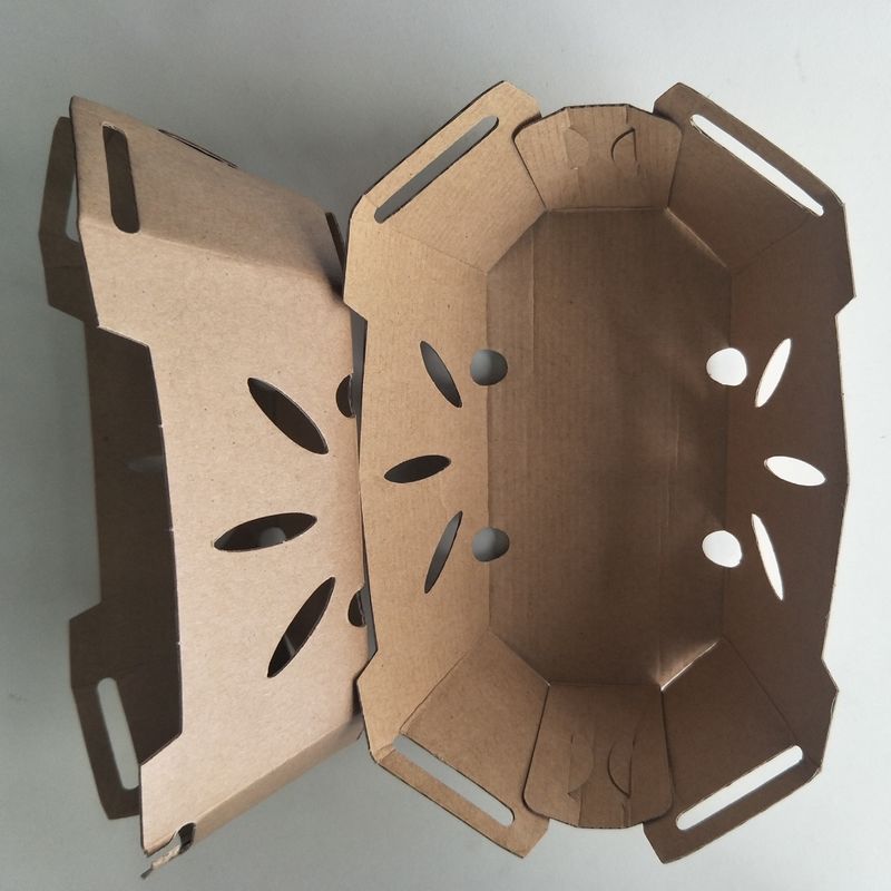 Tampa reciclável do ANIMAL DE ESTIMAÇÃO de Tray With do fruto do papel de embalagem de 350gsm