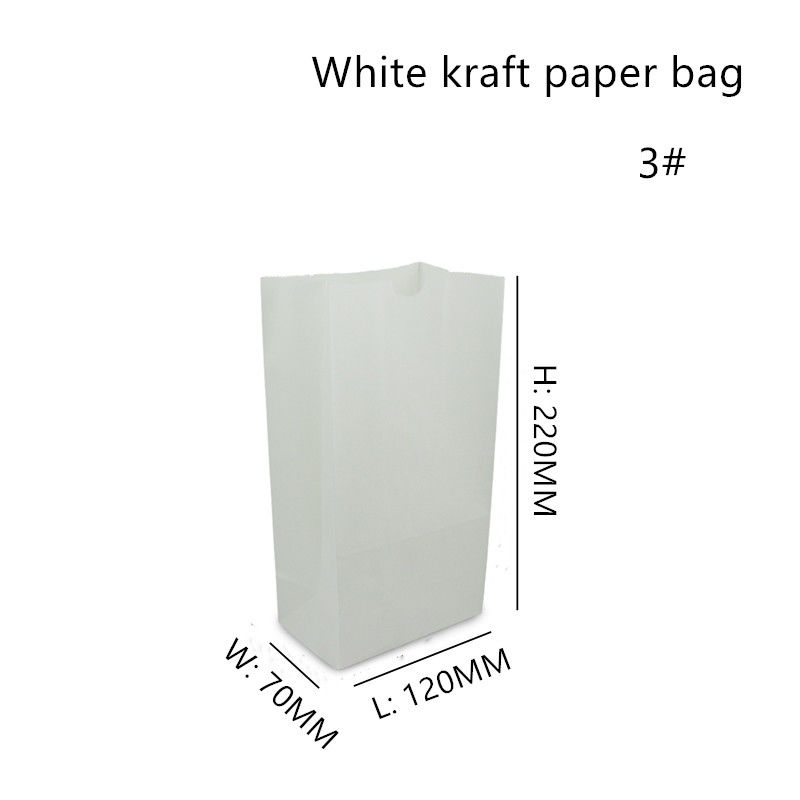 saco de papel do empacotamento de alimento de 60gsm 70gsm para o pão