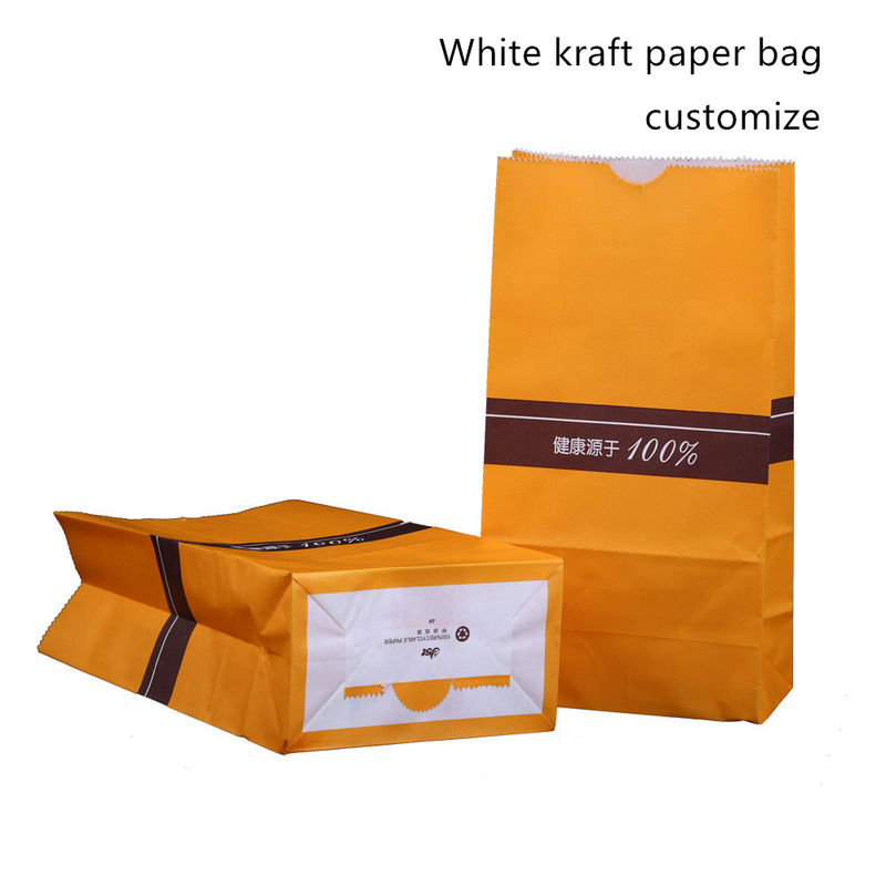 saco de papel do empacotamento de alimento de 60gsm 70gsm para o pão