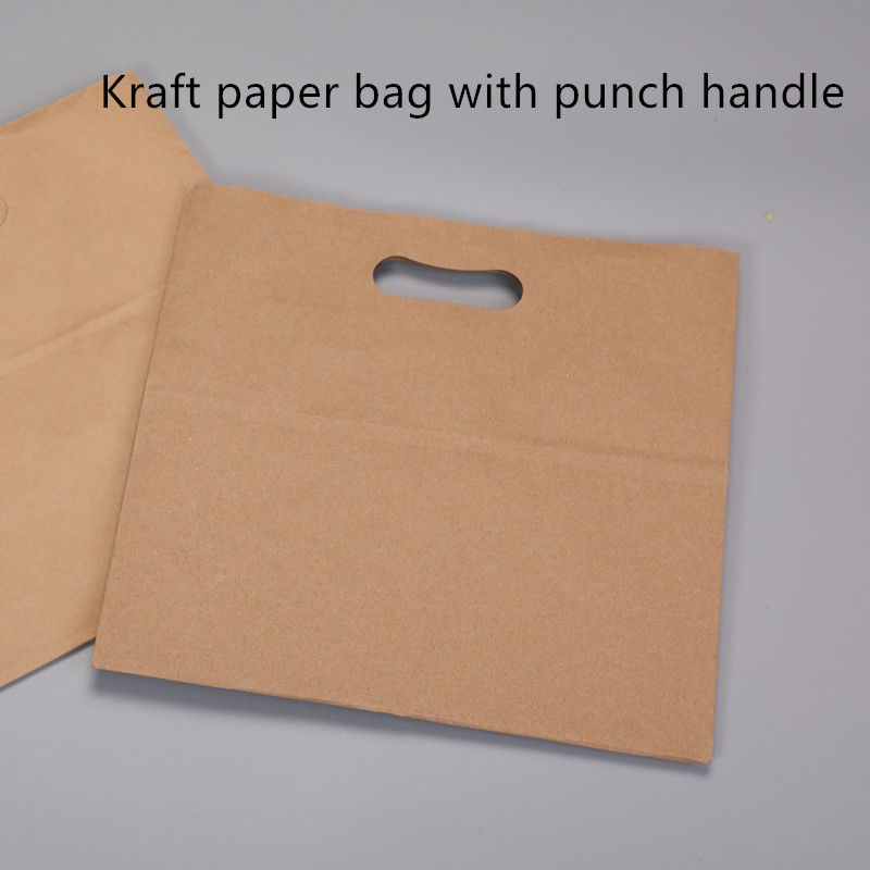 saco de papel de 80gsm 100gsm 120gsm Kraft com punho cortado