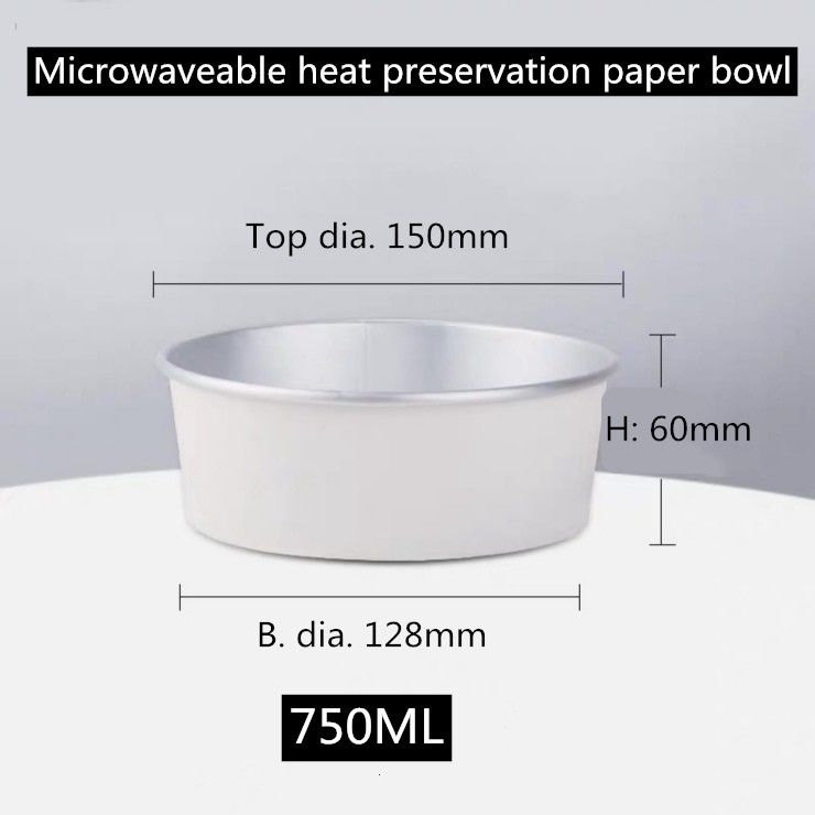 Descartáveis Microwaveable à prova de graxa levam embora lancheiras