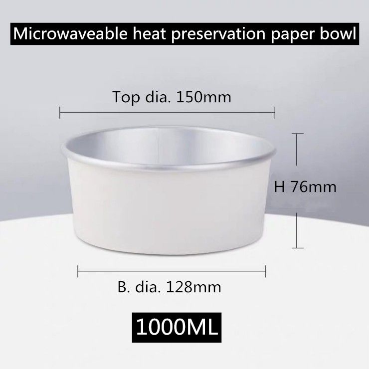 Descartáveis Microwaveable à prova de graxa levam embora lancheiras