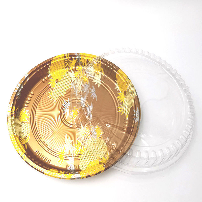 Sushi plástico descartável Tray With Transparent Lid do picosegundo