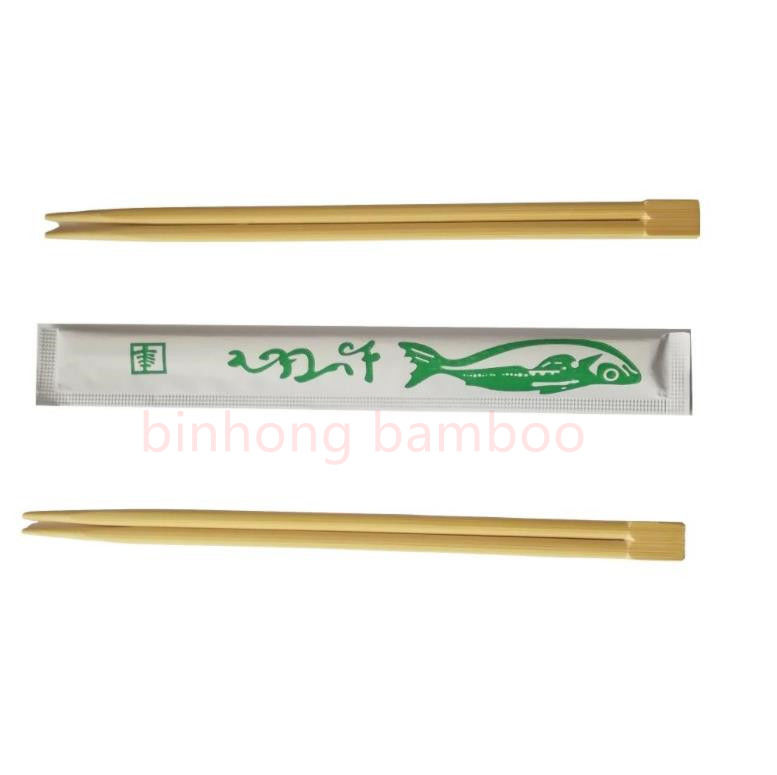o papel grosso da luva de 4.5mm envolveu os hashis de bambu dos gêmeos