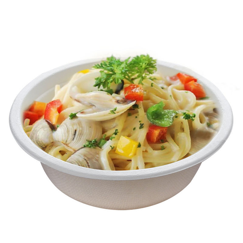 Reduza a polpa a bacia de salada Compostable 350ml 400ml 460ml 500ml 680ml