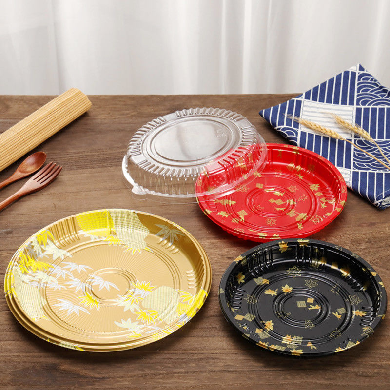 Caixa descartável não Microwavable do alimento do sushi do picosegundo